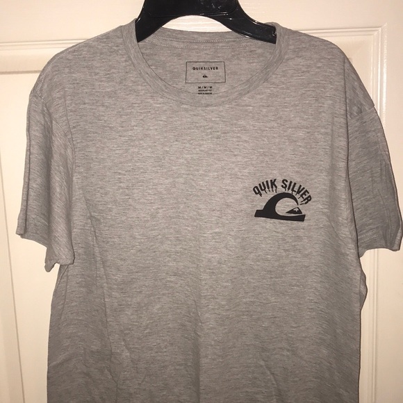 New Quiksilver Lonely Frustration s/s Tee Grey - Picture 4 of 6